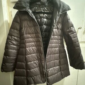 Marc New York Women's Dark Gray Puffer Coat
